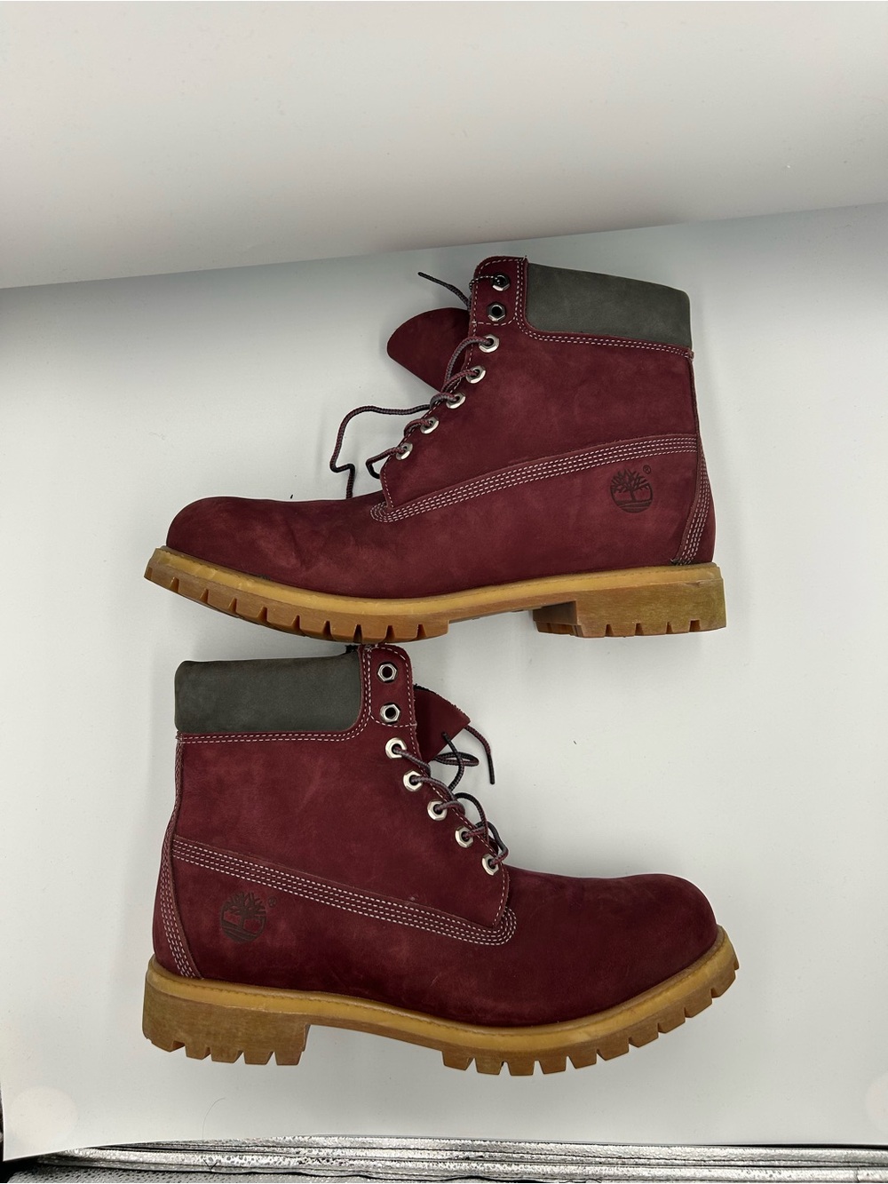 Timberland Men's Boot 6 Inch Classic Premium Dark Port Maroon A17YN Sz 10